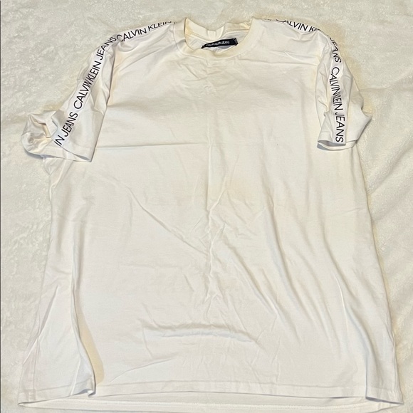 WHITE CALVIN KLEIN SHIRT - Picture 1 of 1